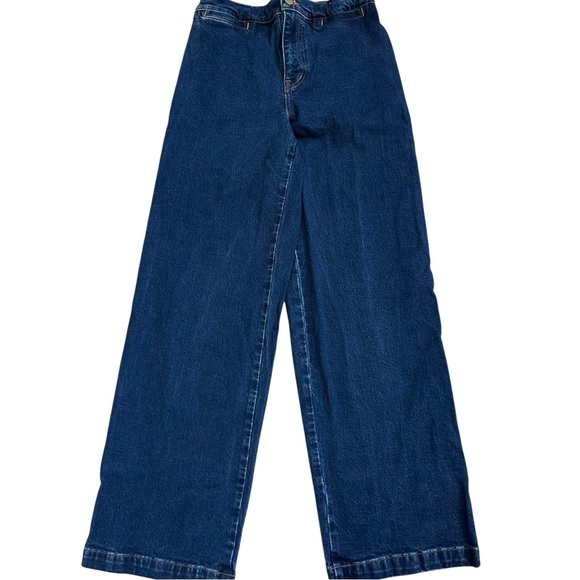 Madewell Denim - Madewell Dark Blue Wide Leg Jeans 26 Emmett wide leg